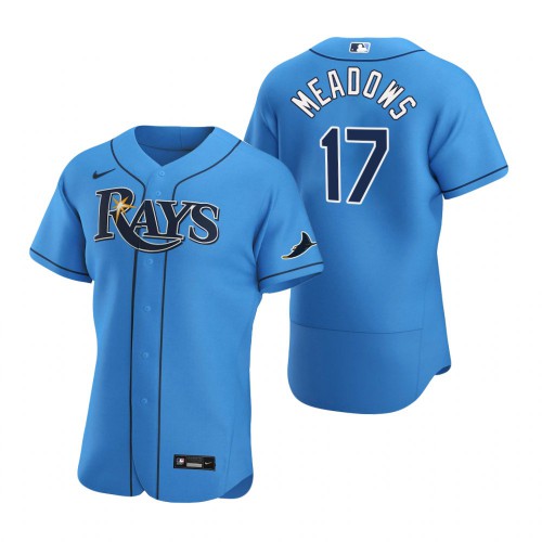 Tampa Bay Rays #17 Austin Meadows Mens Nike Light Blue Alternate 2020 Authentic Player MLB Jersey Tampa Bay Rays #17 Austin Meadows Mens Nike Light Blue Alternate 2020 Authentic Player MLB Jersey