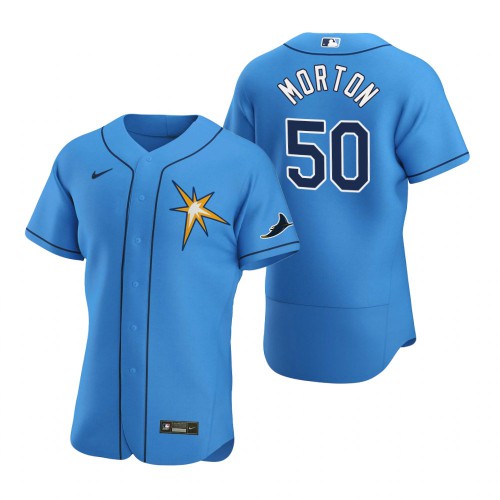 Tampa Bay Rays #50 Charlie Morton Mens Nike Light Blue Alternate 2020 Authentic Team MLB Jersey Tampa Bay Rays #50 Charlie Morton Mens Nike Light Blue Alternate 2020 Authentic Team MLB Jersey
