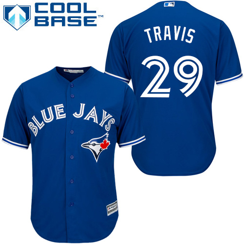 Toronto Blue Jays #29 Devon Travis Blue Cool Base Stitched Youth MLB Jersey Toronto Blue Jays #29 Devon Travis Blue Cool Base Stitched Youth MLB Jersey