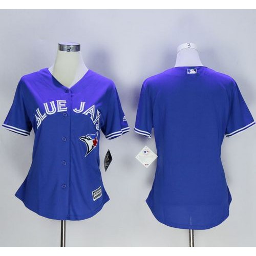 Toronto Blue Jays Blank Blue Womens Fashion Stitched MLB Jersey Toronto Blue Jays Blank Blue Womens Fashion Stitched MLB Jersey