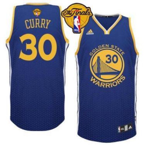 Warriors #30 Stephen Curry Blue Resonate Fashion Swingman The Finals Patch Stitched NBA Jersey Warriors #30 Stephen Curry Blue Resonate Fashion Swingman The Finals Patch Stitched NBA Jersey