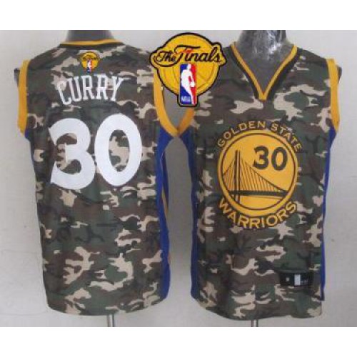 Warriors #30 Stephen Curry Camo The Finals Patch Stitched NBA Jersey Warriors #30 Stephen Curry Camo The Finals Patch Stitched NBA Jersey