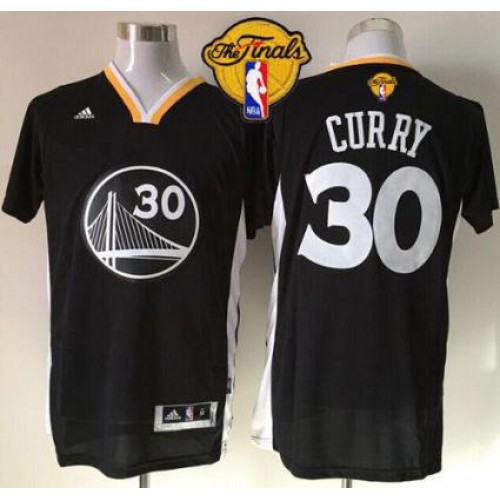 Warriors #30 Stephen Curry New Black Alternate The Finals Patch Stitched NBA Jersey Warriors #30 Stephen Curry New Black Alternate The Finals Patch Stitched NBA Jersey