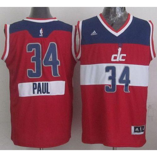 Washington Wizards #34 Paul Pierce Red 2014-15 Christmas Day Stitched NBA Jersey Washington Wizards #34 Paul Pierce Red 2014-15 Christmas Day Stitched NBA Jersey