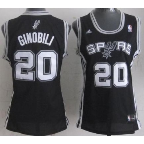Women San Antonio Spurs 20 Manu Ginobili Black Revolution 30 Swingman NBA Jerseys Women San Antonio Spurs 20 Manu Ginobili Black Revolution 30 Swingman NBA Jerseys