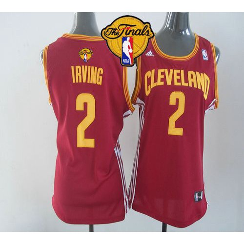 Womens Cavaliers #2 Kyrie Irving Red The Finals Patch Road Stitched NBA Jersey Womens Cavaliers #2 Kyrie Irving Red The Finals Patch Road Stitched NBA Jersey