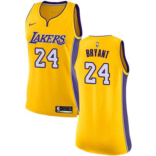 Womens Nike Los Angeles Lakers #24 Kobe Bryant Gold NBA Swingman Icon Edition Jersey Womens Nike Los Angeles Lakers #24 Kobe Bryant Gold NBA Swingman Icon Edition Jersey