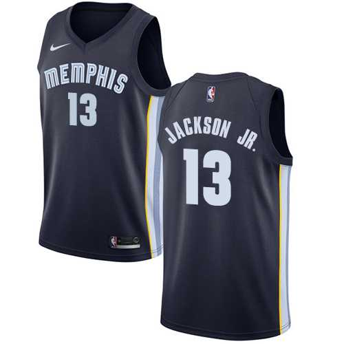 Womens Nike Memphis Grizzlies #13 Jaren Jackson Jr. Navy Blue NBA Swingman Icon Edition Jersey Womens Nike Memphis Grizzlies #13 Jaren Jackson Jr. Navy Blue NBA Swingman Icon Edition Jersey