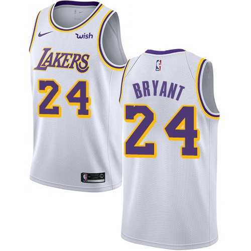 Womens Nike Los Angeles Lakers #24 Kobe Bryant White NBA Swingman Association Edition Jersey Womens Nike Los Angeles Lakers #24 Kobe Bryant White NBA Swingman Association Edition Jersey
