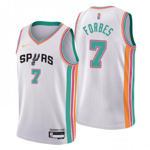 San Antonio San Antonio Spurs #7 Bryn Forbes Mens Nike White 2021/22 Swingman NBA Jersey – City Edition Mens San Antonio San Antonio Spurs #7 Bryn Forbes Mens Nike White 2021/22 Swingman NBA Jersey – City Edition Mens