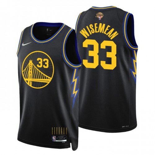 Golden State Golden State Warriors #33 James Wiseman Youth Nike Black Swingman 2022 NBA Finals City Edition Jersey Youth Golden State Golden State Warriors #33 James Wiseman Youth Nike Black Swingman 2022 NBA Finals City Edition Jersey Youth