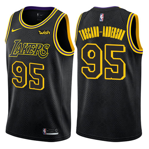 Los Angeles Los Angeles Lakers #95 Juan Toscano-Anderson Black Mens Nike 2022 Select Series MVP Swingman Jersey Mens Los Angeles Los Angeles Lakers #95 Juan Toscano-Anderson Black Mens Nike 2022 Select Series MVP Swingman Jersey Mens