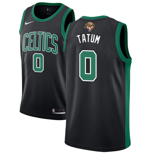 Nike Boston Celtics #0 Jayson Tatum Black Womens 2022 NBA Finals Swingman Statement Edition Jersey Womens Nike Boston Celtics #0 Jayson Tatum Black Womens 2022 NBA Finals Swingman Statement Edition Jersey Womens