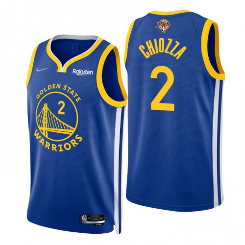 Nike Golden State Warriors #2 Chris Chiozza Royal Womens 2022 NBA Finals Icon Edition 75th Anniversary Diamond Swingman Jersey Womens Nike Golden State Warriors #2 Chris Chiozza Royal Womens 2022 NBA Finals Icon Edition 75th Anniversary Diamond Swingman Jersey Womens