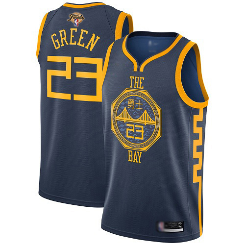 Nike Golden State Warriors #23 Draymond Green Womens 2022 NBA Finals Navy Swingman City Edition Jersey Womens Nike Golden State Warriors #23 Draymond Green Womens 2022 NBA Finals Navy Swingman City Edition Jersey Womens