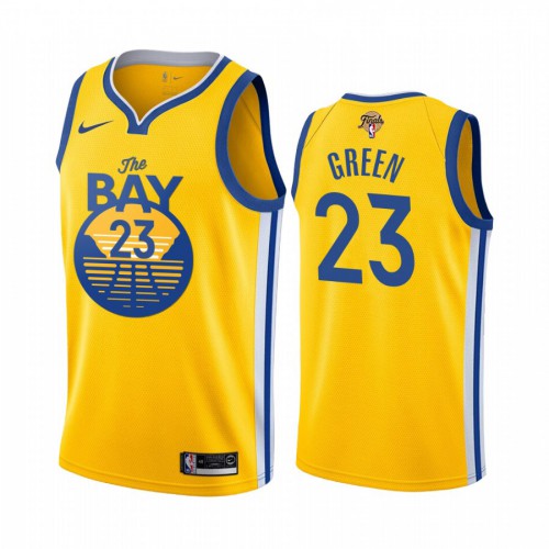 Nike Golden State Warriors #23 Draymond Green Womens 2022 NBA Finals Womens Yellow The Bay City Edition Jersey Womens Nike Golden State Warriors #23 Draymond Green Womens 2022 NBA Finals Womens Yellow The Bay City Edition Jersey Womens