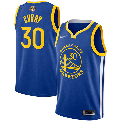 Nike Golden State Warriors #30 Stephen Curry Blue Swingman Icon Edition 2022 NBA Finals Jersey Mens Nike Golden State Warriors #30 Stephen Curry Blue Swingman Icon Edition 2022 NBA Finals Jersey Mens