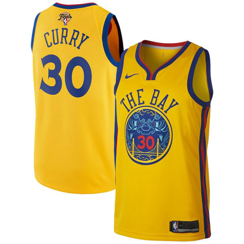 Nike Golden State Warriors #30 Stephen Curry Gold Womens 2022 NBA Finals Swingman City Edition Jersey Womens Nike Golden State Warriors #30 Stephen Curry Gold Womens 2022 NBA Finals Swingman City Edition Jersey Womens
