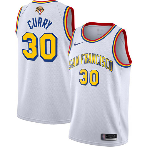 Nike Golden State Warriors #30 Stephen Curry White 2022 Youth NBA Finals Swingman Hardwood San Francisco Classic Edition Jersey Youth Nike Golden State Warriors #30 Stephen Curry White 2022 Youth NBA Finals Swingman Hardwood San Francisco Classic Edition Jersey Youth