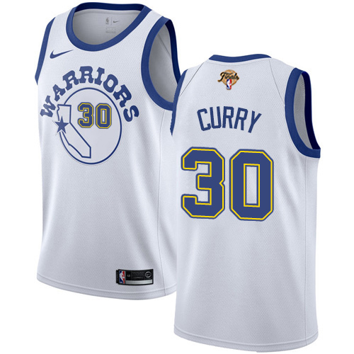 Nike Golden State Warriors #30 Stephen Curry White Throwback Youth 2022 NBA Finals Swingman Hardwood Classics Jersey Youth Nike Golden State Warriors #30 Stephen Curry White Throwback Youth 2022 NBA Finals Swingman Hardwood Classics Jersey Youth
