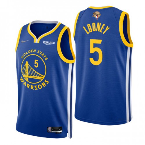Nike Golden State Warriors #5 Kevon Looney Royal Youth 2022 NBA Finals Icon Edition 75th Anniversary Diamond Swingman Jersey Youth Nike Golden State Warriors #5 Kevon Looney Royal Youth 2022 NBA Finals Icon Edition 75th Anniversary Diamond Swingman Jersey Youth