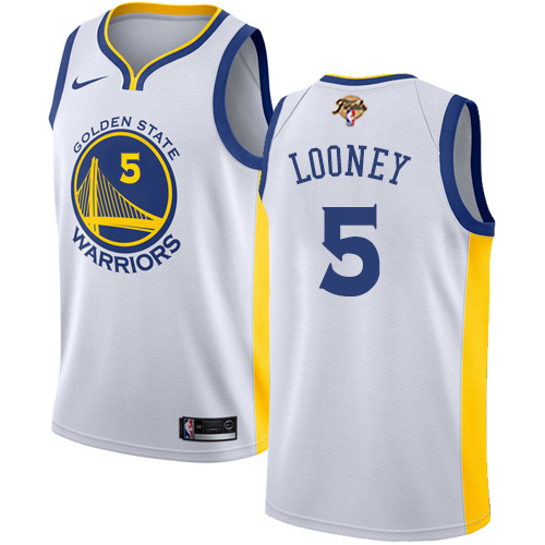 Nike Golden State Warriors #5 Kevon Looney White 2022 NBA Finals Swingman Association Edition Jersey Mens Nike Golden State Warriors #5 Kevon Looney White 2022 NBA Finals Swingman Association Edition Jersey Mens