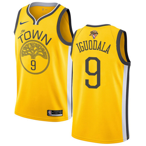 Nike Golden State Warriors #9 Andre Iguodala Gold 2022 NBA Finals Swingman Earned Edition Jersey Mens Nike Golden State Warriors #9 Andre Iguodala Gold 2022 NBA Finals Swingman Earned Edition Jersey Mens