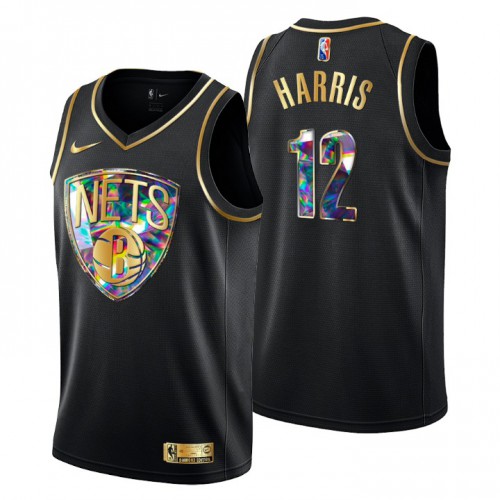 Brooklyn Brooklyn Nets #12 Joe Harris Mens Golden Edition Diamond Logo 2021/22 Swingman Jersey – Black Mens Brooklyn Brooklyn Nets #12 Joe Harris Mens Golden Edition Diamond Logo 2021/22 Swingman Jersey – Black Mens