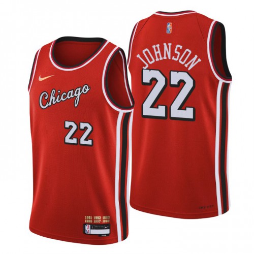 Chicago Chicago Bulls #22 Alize Johnson Mens Nike Red 2021/22 Swingman NBA Jersey – City Edition Mens Chicago Chicago Bulls #22 Alize Johnson Mens Nike Red 2021/22 Swingman NBA Jersey – City Edition Mens