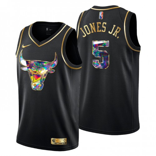 Chicago Chicago Bulls #5 Derrick Jones Jr. Mens Golden Edition Diamond Logo 2021/22 Swingman Jersey – Black Mens Chicago Chicago Bulls #5 Derrick Jones Jr. Mens Golden Edition Diamond Logo 2021/22 Swingman Jersey – Black Mens