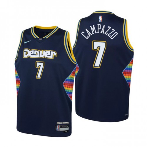 Denver Denver Nuggets #7 Facundo Campazzo Youth Nike Navy 2021/22 Swingman Jersey – City Edition Youth Denver Denver Nuggets #7 Facundo Campazzo Youth Nike Navy 2021/22 Swingman Jersey – City Edition Youth