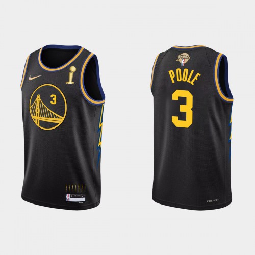 Golden State Golden State Warriors #3 ordan Poole Mens Nike Black 2021-22 NBA Finals Champions Swingman Jersey Mens Golden State Golden State Warriors #3 ordan Poole Mens Nike Black 2021-22 NBA Finals Champions Swingman Jersey Mens