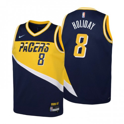 Indiana Indiana Pacers #8 Justin Holiday Youth Nike Navy 2021/22 Swingman Jersey – City Edition Youth Indiana Indiana Pacers #8 Justin Holiday Youth Nike Navy 2021/22 Swingman Jersey – City Edition Youth