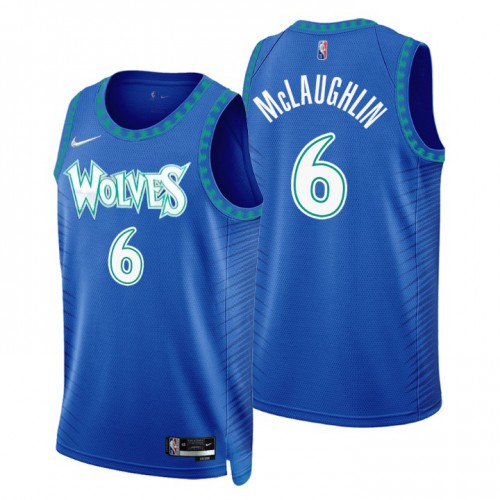 Minnesota Minnesota Timberwolves #6 Jordan McLaughlin Mens Nike Royal 2021/22 Swingman NBA Jersey – City Edition Mens Minnesota Minnesota Timberwolves #6 Jordan McLaughlin Mens Nike Royal 2021/22 Swingman NBA Jersey – City Edition Mens