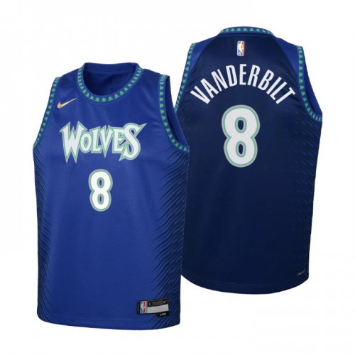 Minnesota Minnesota Timberwolves #8 Jarred Vanderbilt Youth Nike Blue 2021/22 Swingman Jersey – City Edition Youth Minnesota Minnesota Timberwolves #8 Jarred Vanderbilt Youth Nike Blue 2021/22 Swingman Jersey – City Edition Youth