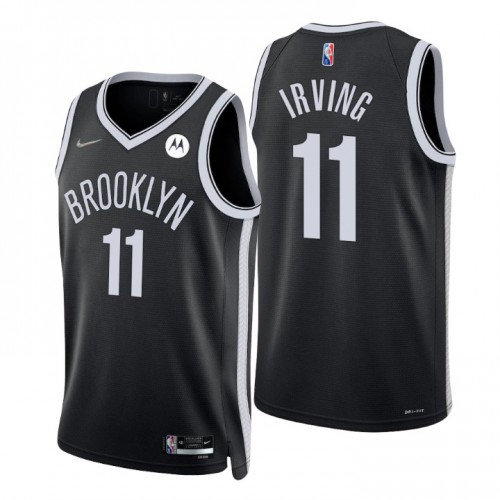 Nike Brooklyn Nets #11 Kyrie Irving Black Mens 2021-22 NBA 75th Anniversary Diamond Swingman Jersey – Icon Edition Mens Nike Brooklyn Nets #11 Kyrie Irving Black Mens 2021-22 NBA 75th Anniversary Diamond Swingman Jersey – Icon Edition Mens