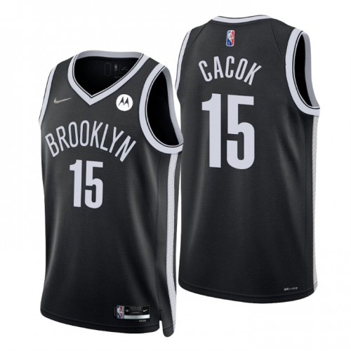 Nike Brooklyn Nets #15 Devontae Cacok Black Mens 2021-22 NBA 75th Anniversary Diamond Swingman Jersey – Icon Edition Mens Nike Brooklyn Nets #15 Devontae Cacok Black Mens 2021-22 NBA 75th Anniversary Diamond Swingman Jersey – Icon Edition Mens