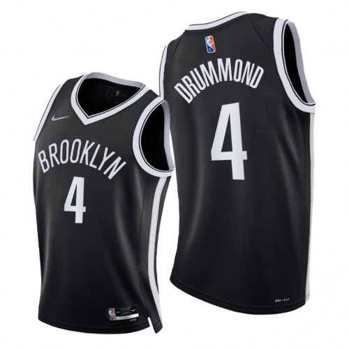 Nike Brooklyn Nets #4 Andre Drummond Youth 2021-22 75th Diamond Anniversary NBA Jersey Black Youth Nike Brooklyn Nets #4 Andre Drummond Youth 2021-22 75th Diamond Anniversary NBA Jersey Black Youth