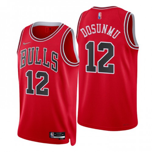 Nike Chicago Bulls #12 Ayo Dosunmu Red Mens 2021-22 NBA 75th Anniversary Diamond Swingman Jersey – Icon Edition Mens Nike Chicago Bulls #12 Ayo Dosunmu Red Mens 2021-22 NBA 75th Anniversary Diamond Swingman Jersey – Icon Edition Mens