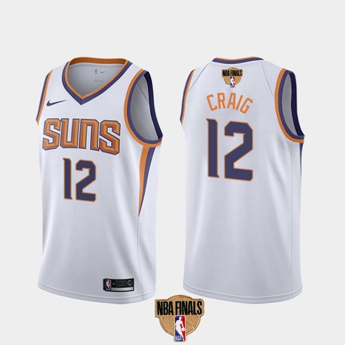 Nike Phoenix Suns #12 Torrey Craig Youth 2021 NBA Finals Bound Swingman Association Edition Jersey White Youth Nike Phoenix Suns #12 Torrey Craig Youth 2021 NBA Finals Bound Swingman Association Edition Jersey White Youth