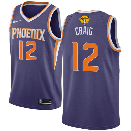 Nike Phoenix Suns #12 Torrey Craig Youth 2021 NBA Finals Bound Swingman Icon Edition Jersey Purple Youth Nike Phoenix Suns #12 Torrey Craig Youth 2021 NBA Finals Bound Swingman Icon Edition Jersey Purple Youth