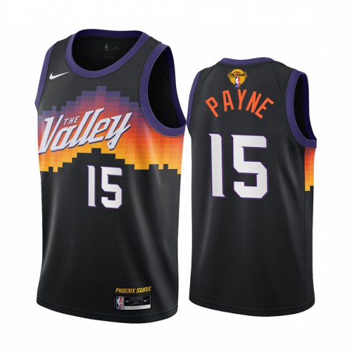 Nike Phoenix Suns #15 Cameron Payne Youth 2021 NBA Finals Bound City Edition Jersey Black Youth Nike Phoenix Suns #15 Cameron Payne Youth 2021 NBA Finals Bound City Edition Jersey Black Youth