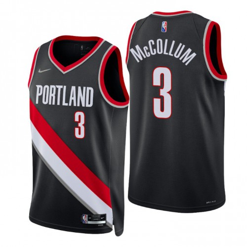 Nike Portland Trail Blazers #3 C.J. McCollum Black Mens 2021-22 NBA 75th Anniversary Diamond Swingman Jersey – Icon Edition Mens Nike Portland Trail Blazers #3 C.J. McCollum Black Mens 2021-22 NBA 75th Anniversary Diamond Swingman Jersey – Icon Edition Mens