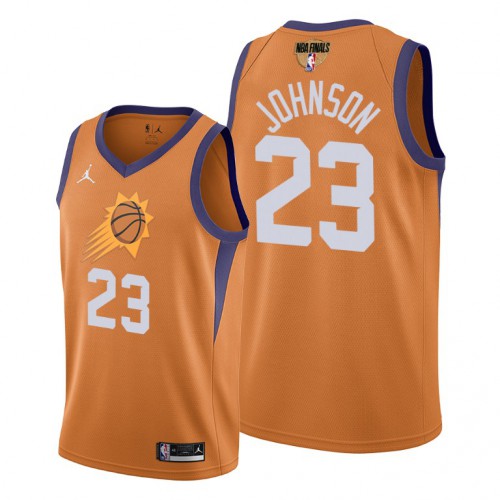 Phoenix Phoenix Suns #23 Cameron Johnson Mens 2021 NBA Finals Bound Statement Edition NBA Jersey Orange Mens Phoenix Phoenix Suns #23 Cameron Johnson Mens 2021 NBA Finals Bound Statement Edition NBA Jersey Orange Mens