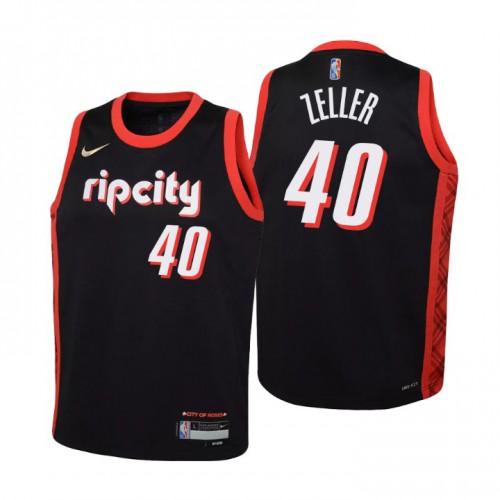 Portland Trail Portland Trail Blazers #40 Cody Zeller Youth Nike Black 2021/22 Swingman Jersey – City Edition Youth Portland Trail Portland Trail Blazers #40 Cody Zeller Youth Nike Black 2021/22 Swingman Jersey – City Edition Youth