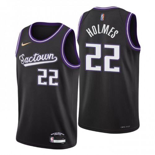 Sacramento Sacramento Kings #22 Richaun Holmes Mens Nike Black 2021/22 Swingman NBA Jersey – City Edition Mens Sacramento Sacramento Kings #22 Richaun Holmes Mens Nike Black 2021/22 Swingman NBA Jersey – City Edition Mens