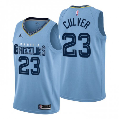 Nike Memphis Grizzlies #23 Jarrett Culver Mens 2022-23 Statement Edition NBA Jersey – Blue Mens Nike Memphis Grizzlies #23 Jarrett Culver Mens 2022-23 Statement Edition NBA Jersey – Blue Mens