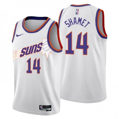 Nike Phoenix Suns #14 Landry Shamet Mens 2022-23 City Edition NBA Jersey – Cherry Blossom White Mens Nike Phoenix Suns #14 Landry Shamet Mens 2022-23 City Edition NBA Jersey – Cherry Blossom White Mens