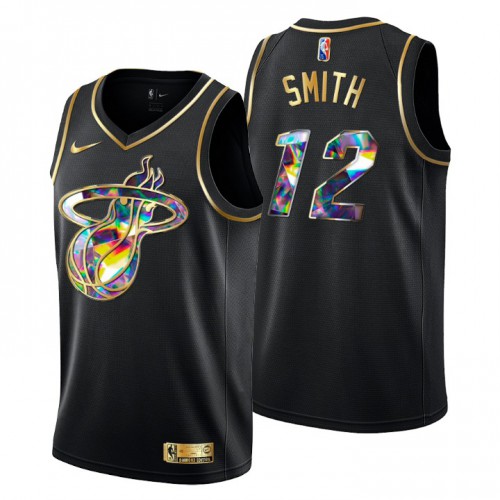 Miami Miami Heat #12 Dru Smith Mens Golden Edition Diamond Logo 2021/22 Swingman Jersey – Black Mens Miami Miami Heat #12 Dru Smith Mens Golden Edition Diamond Logo 2021/22 Swingman Jersey – Black Mens