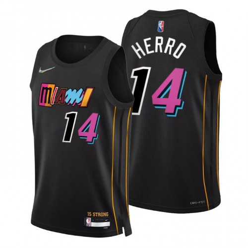 Miami Miami Heat #14 Tyler Herro Mens Nike Black 2021/22 Swingman NBA Jersey – City Edition Mens Miami Miami Heat #14 Tyler Herro Mens Nike Black 2021/22 Swingman NBA Jersey – City Edition Mens
